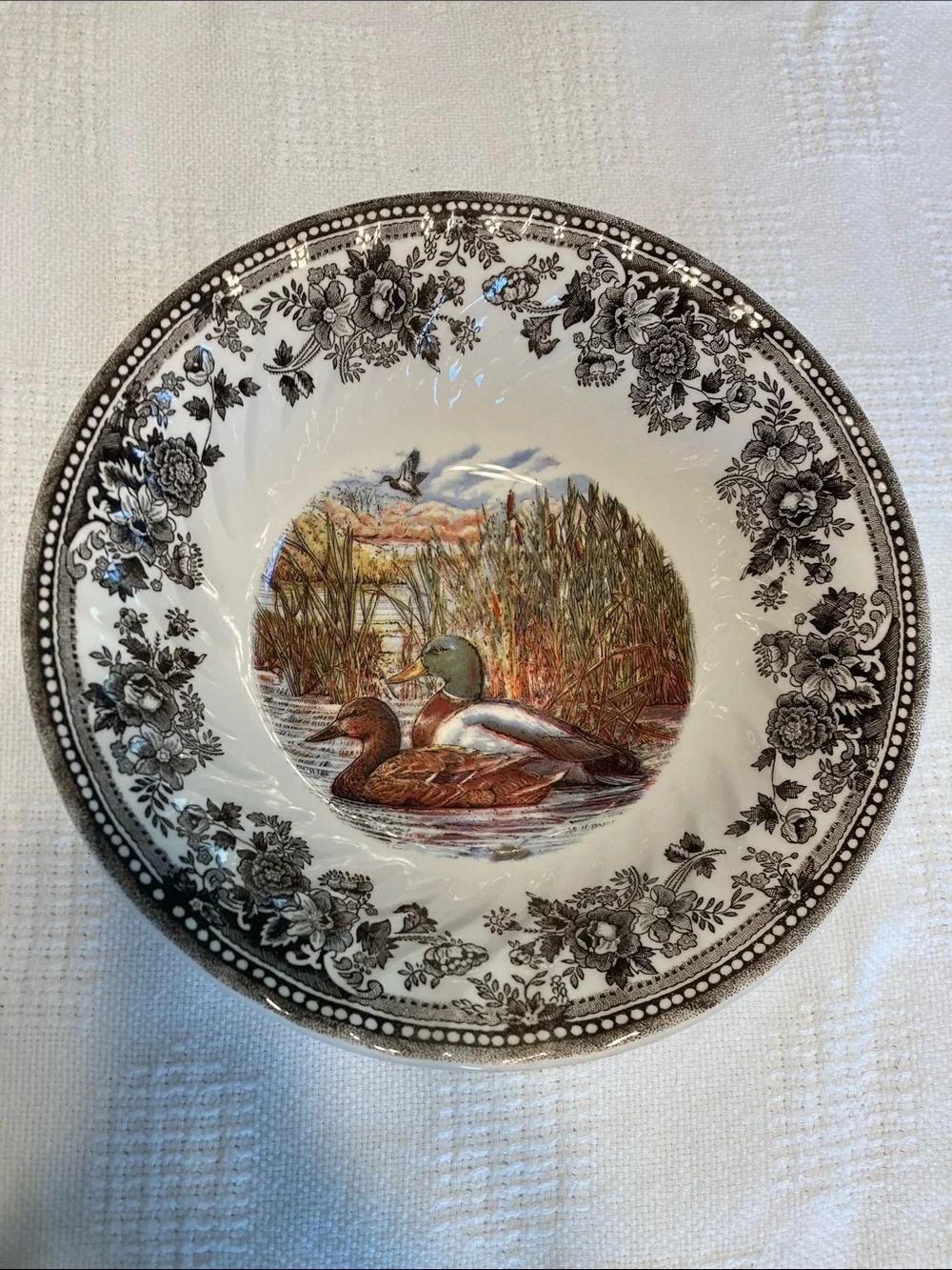 Vintage Queen’s Quintessential Game Mallard Serving Bowls Set